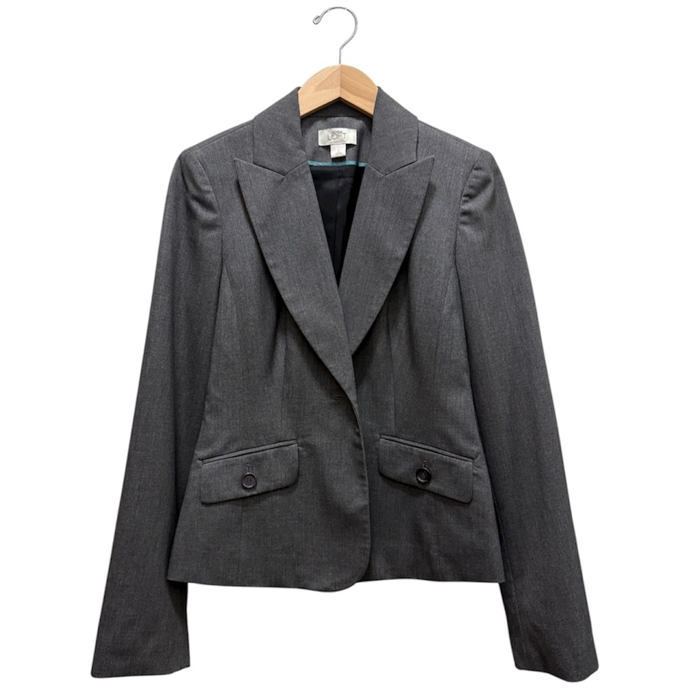 LOFT Charcoal Blazer